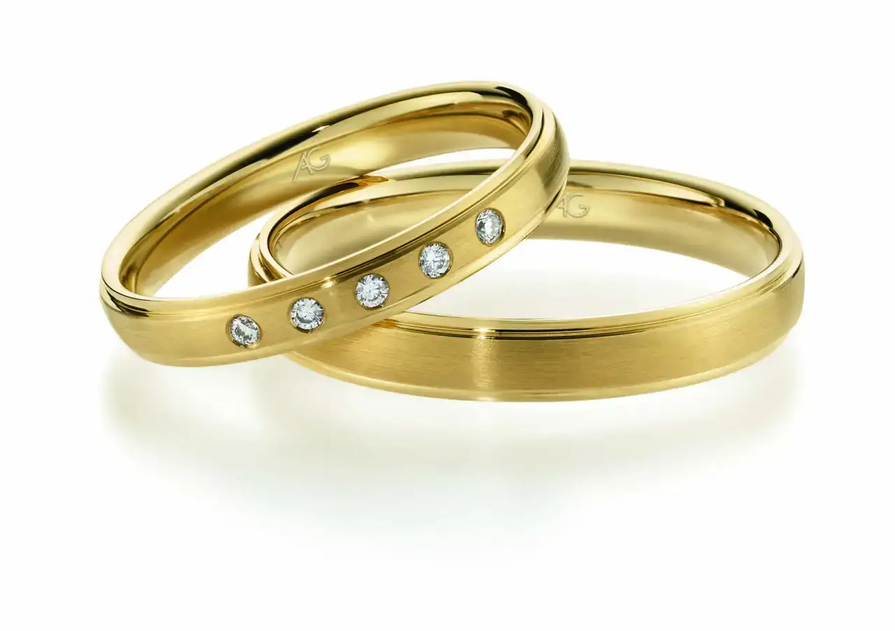 Gelbgoldene Trauringe GG-010