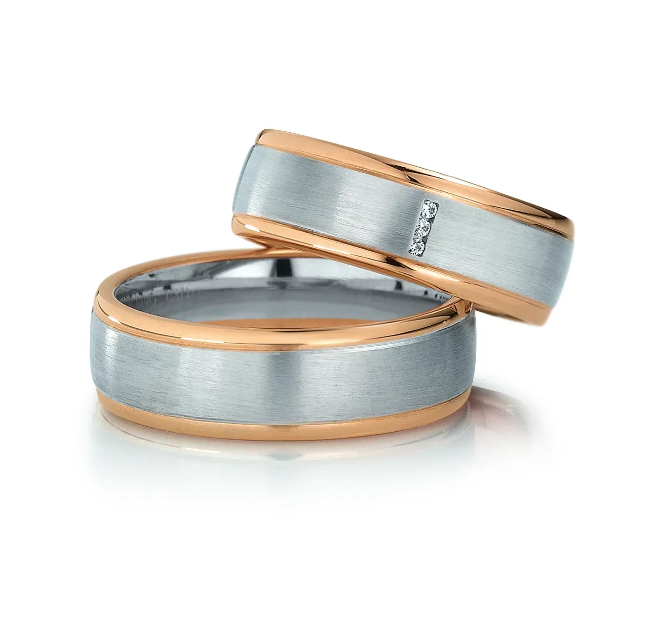 Bi-Color Eheringe von Gerstner GER-112