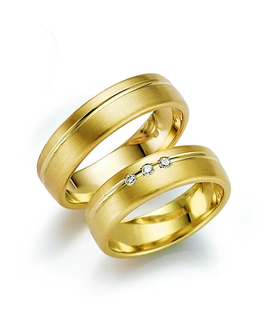 Gelbgoldene Trauringe GG-020